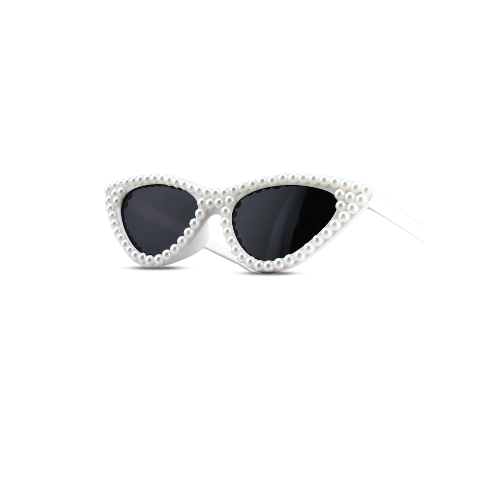 Pearl Embellished Cat Eye Sunglasses