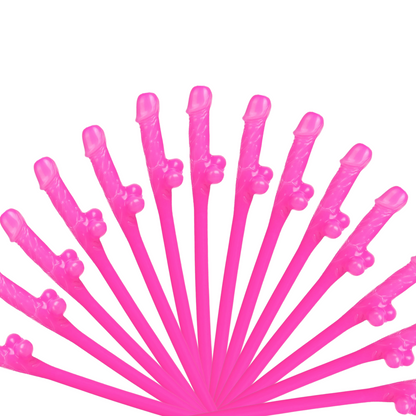 Ultimate Penny Shaped Bachelorette Party Straw