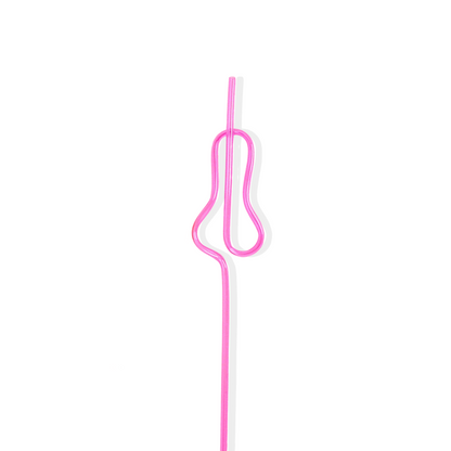 Penny Shaped Bachelorette Party Straw