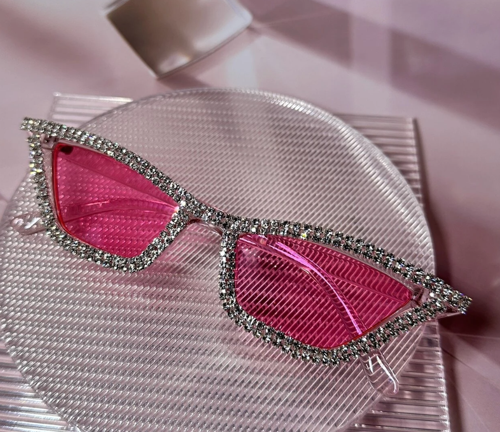 Bling cat eye sunglasses online