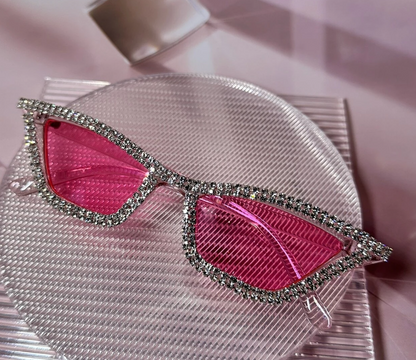 Rhinestone Cat Eye Sunglasses