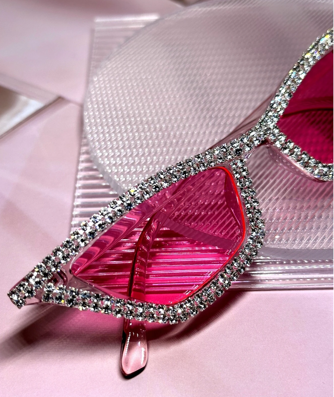 Rhinestone Cat Eye Sunglasses