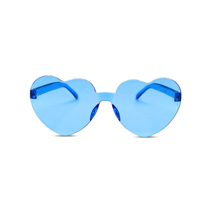 Translucent Heart Shaped Sunglasses