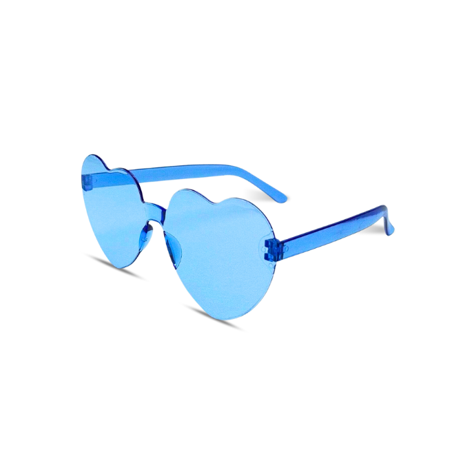 Translucent Heart Shaped Sunglasses