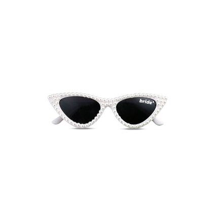 Pearl Embellished Cat Eye Sunglasses