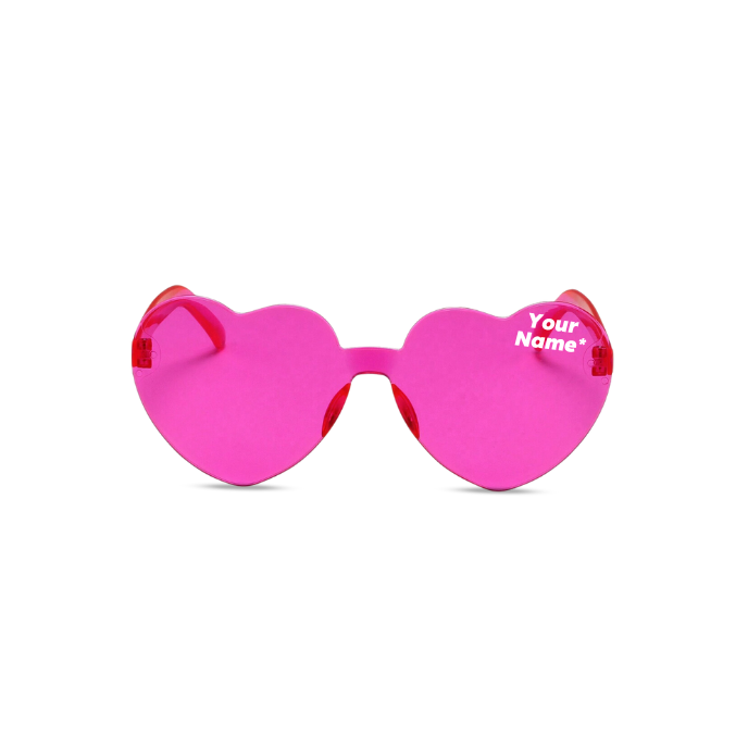 Translucent Heart Shaped Sunglasses