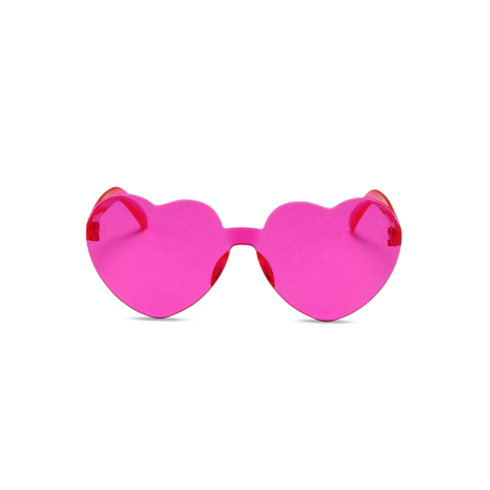 Translucent Heart Shaped Sunglasses