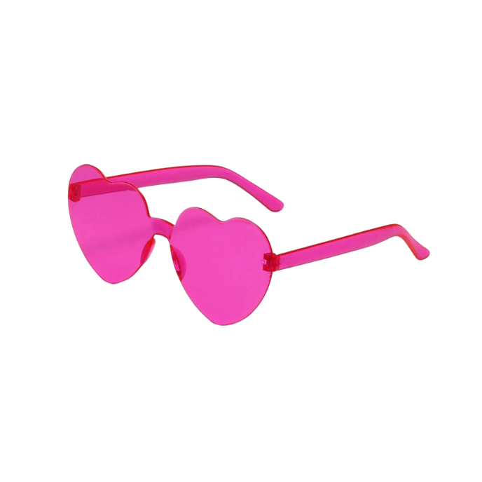 Translucent Heart Shaped Sunglasses