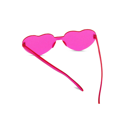 Translucent Heart Shaped Sunglasses