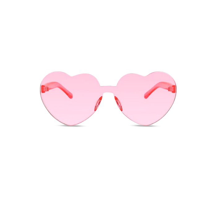 Translucent Heart Shaped Sunglasses